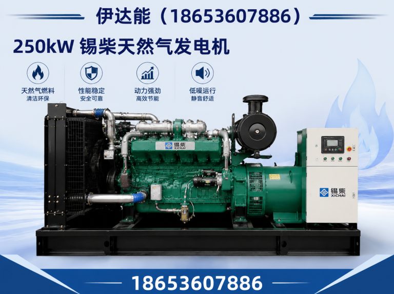 安丘市250kW锡柴天然气发电机展示图
